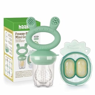 Haakaa Baby Fruit Food Feeder & Mini Freezer Nibble Tray Combo Review